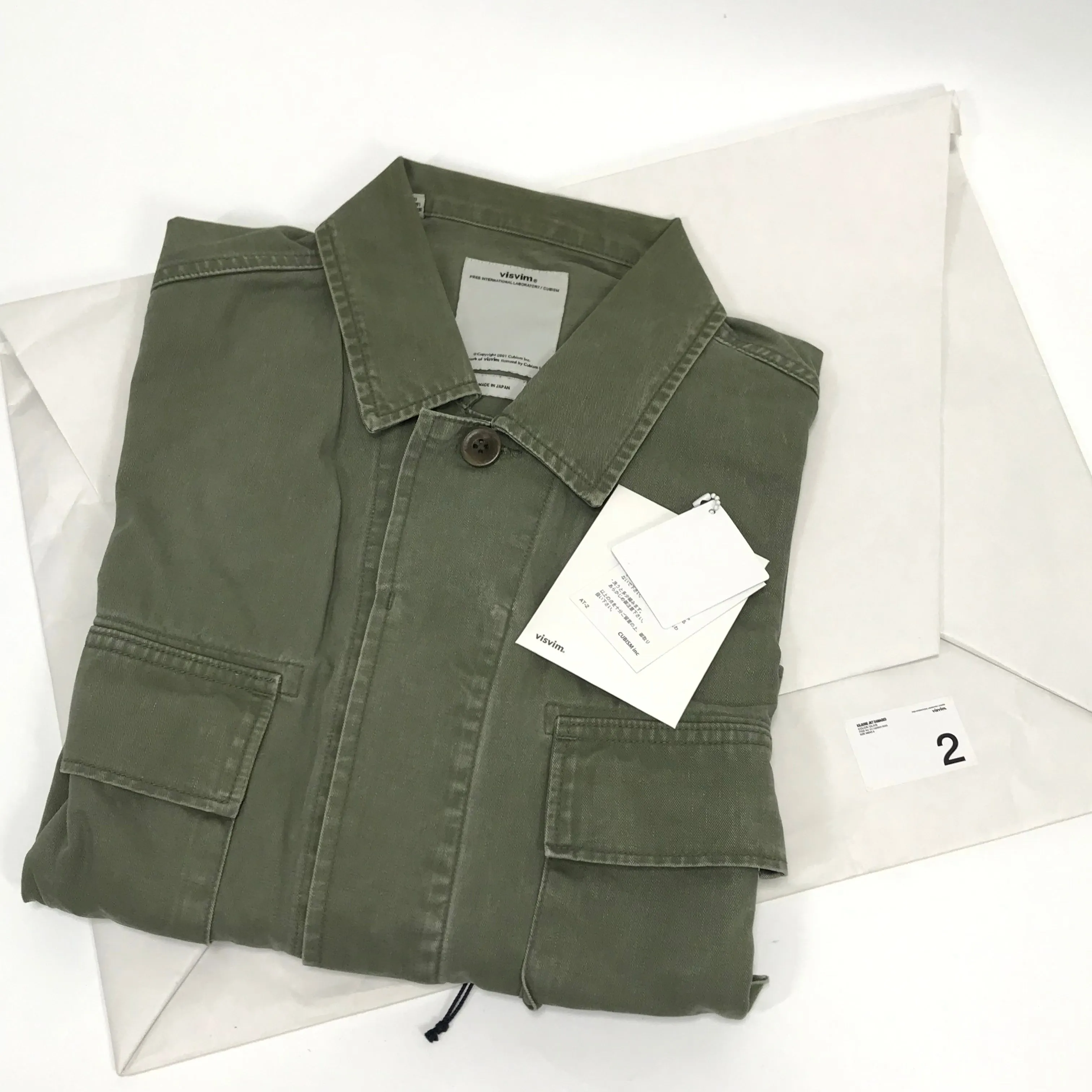 [M] Visvim 13AW Kilgore Jacket Dmgd Olive
