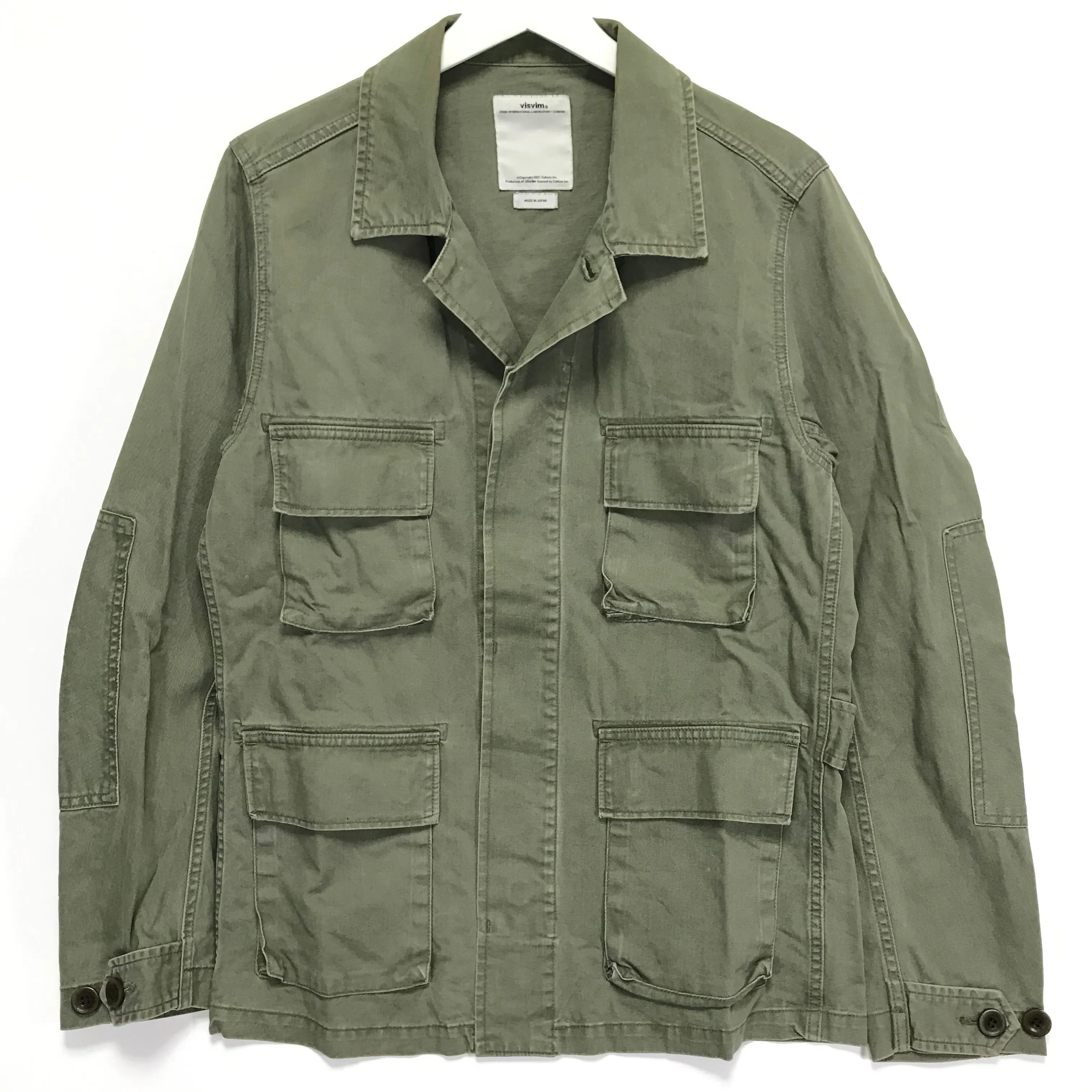 [M] Visvim 13AW Kilgore Jacket Dmgd Olive