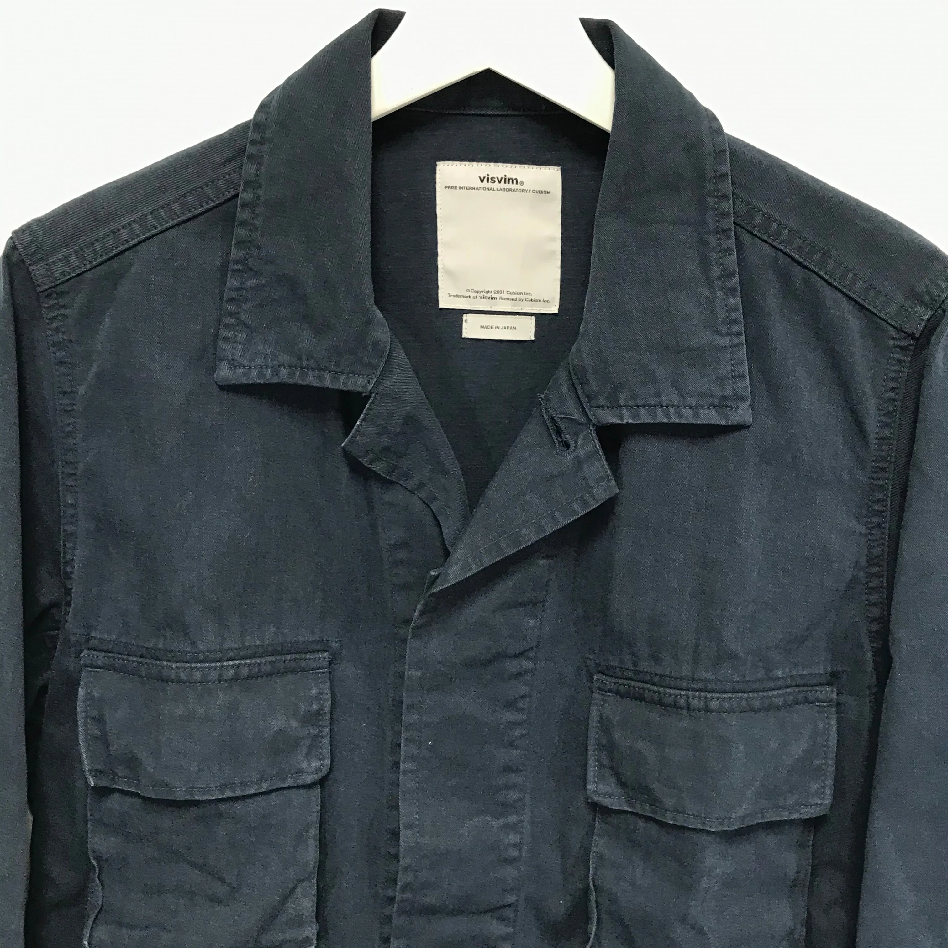 [M] Visvim 13SS Kilgore Jacket Damaged Navy