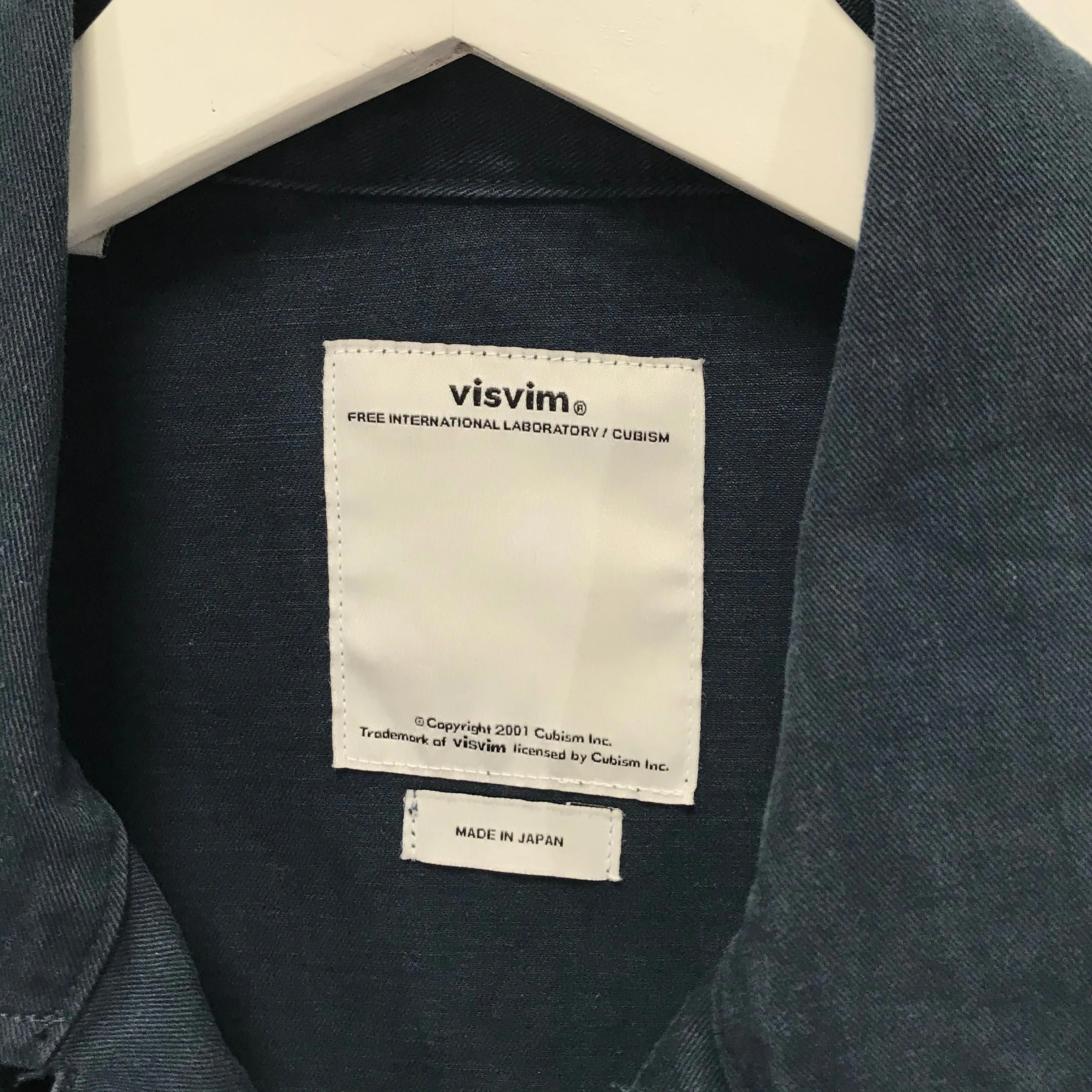 [M] Visvim 13SS Kilgore Jacket Damaged Navy