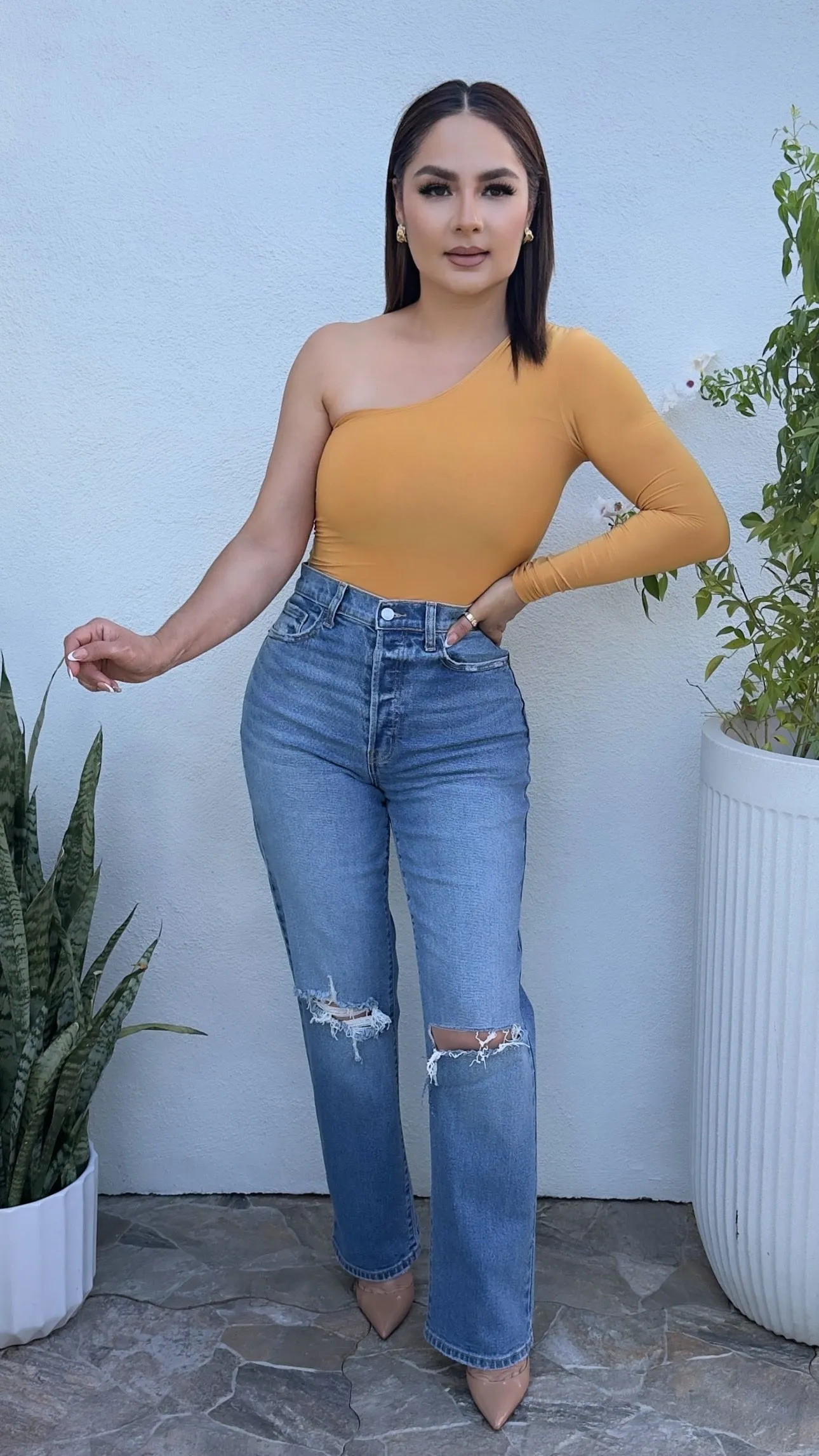 MALEA MUSTARD BODYSUIT