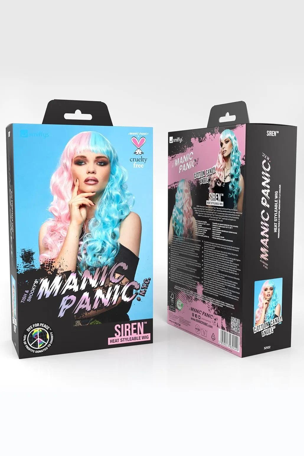 Manic Panic Cotton Candy Angel Siren Wig