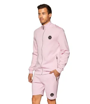 MAVERICK PINK MOCK NECK JACKET