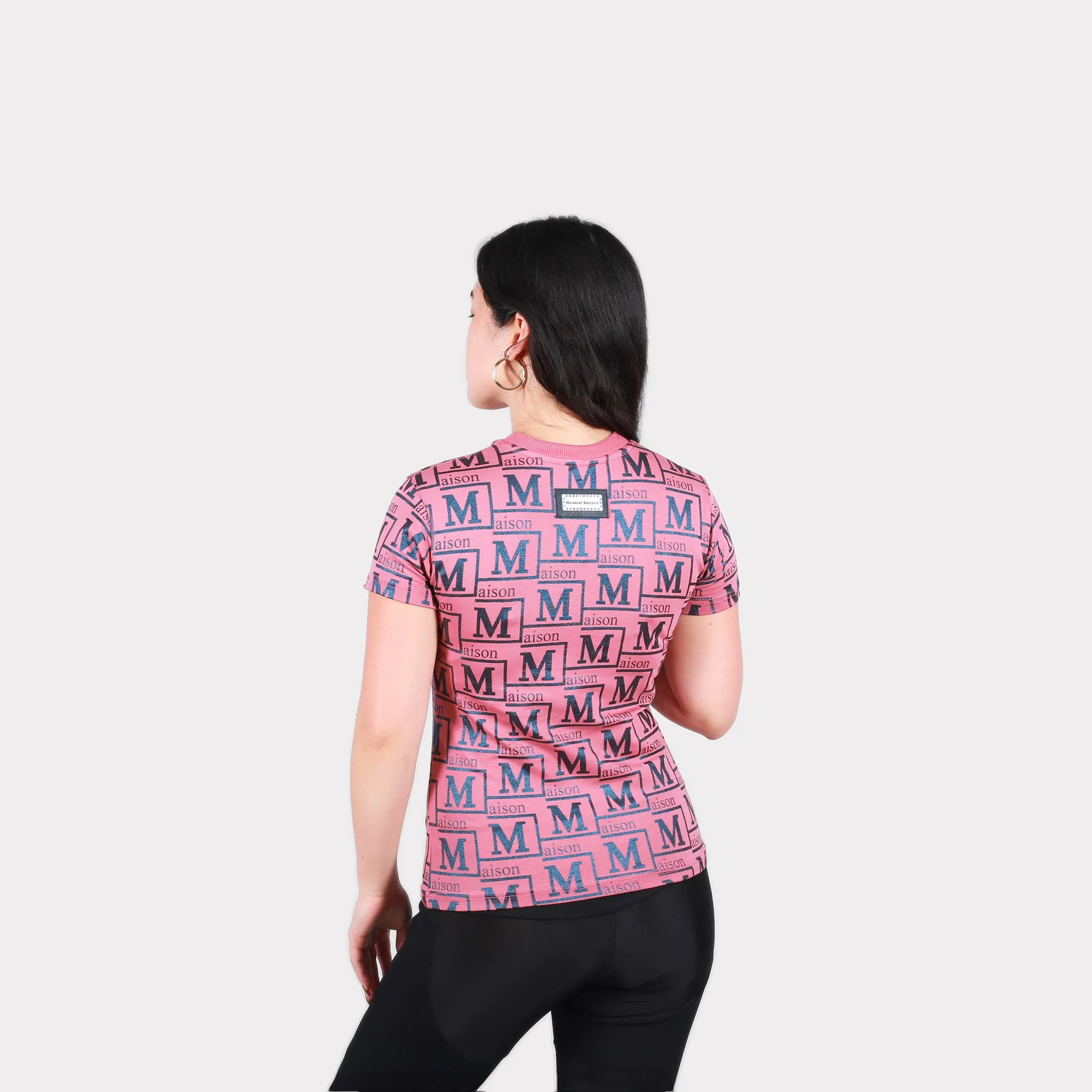 MDB Couture Women's Metallic Monogram T-Shirt