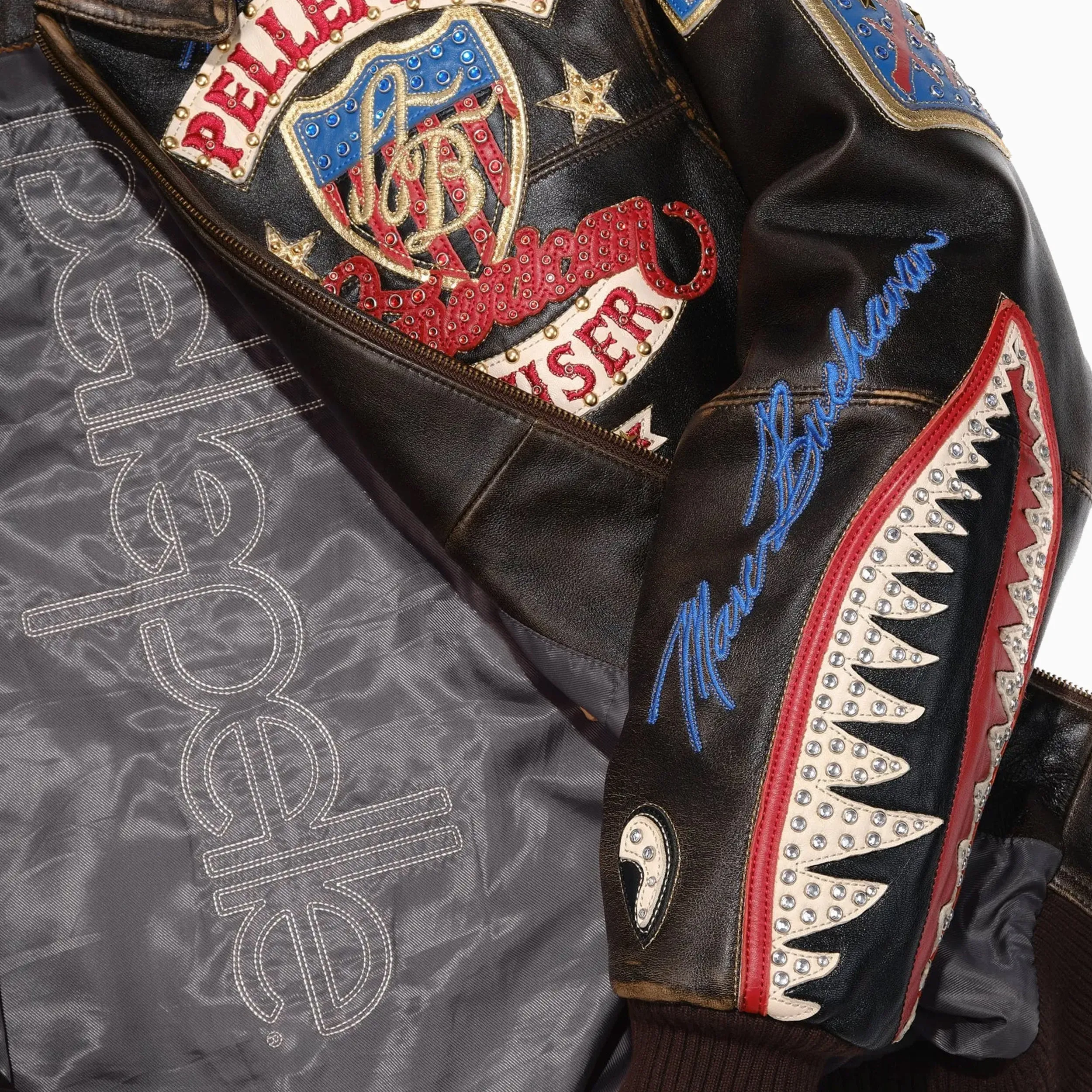 Men's American Bruiser Plush Leather Jacket