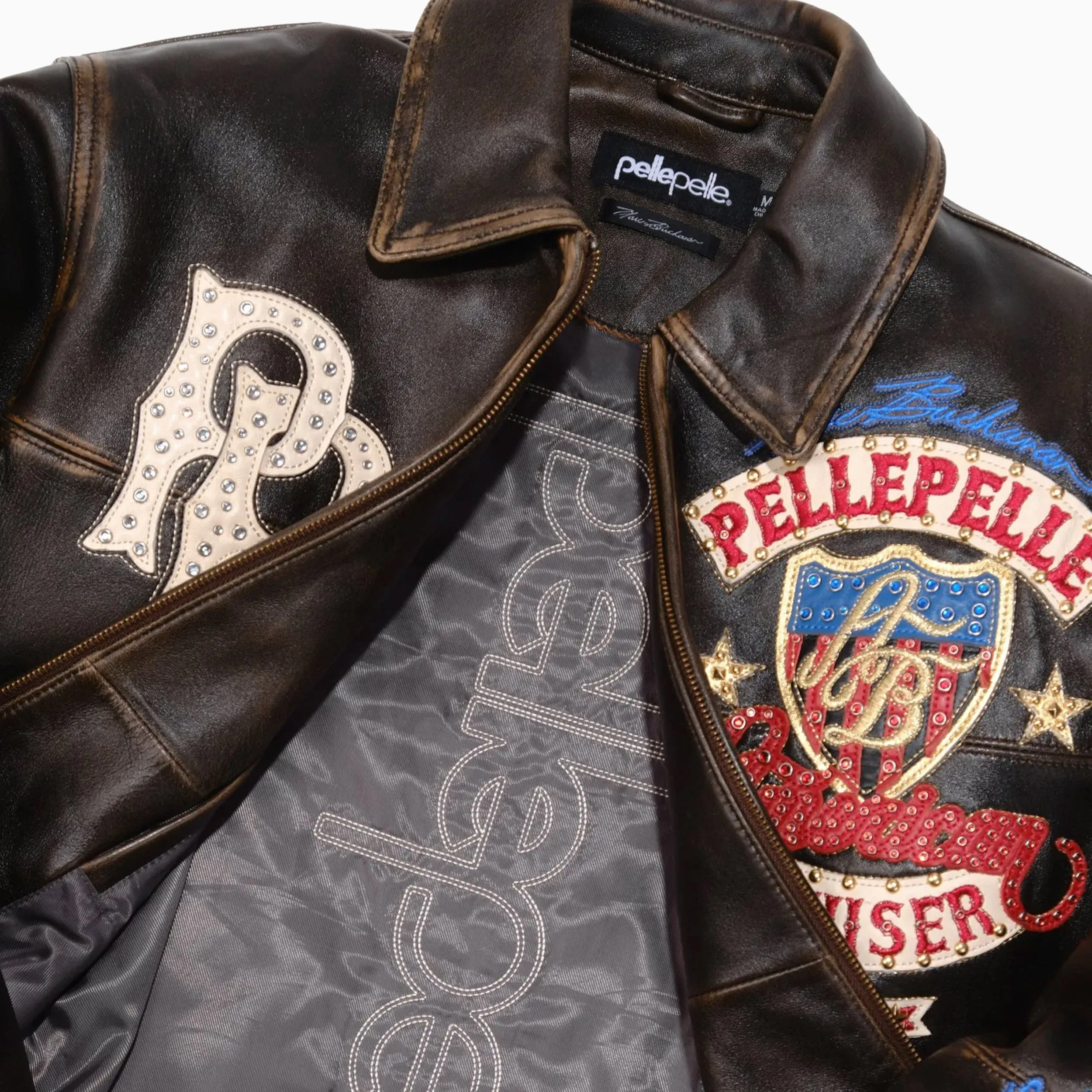 Men's American Bruiser Plush Leather Jacket