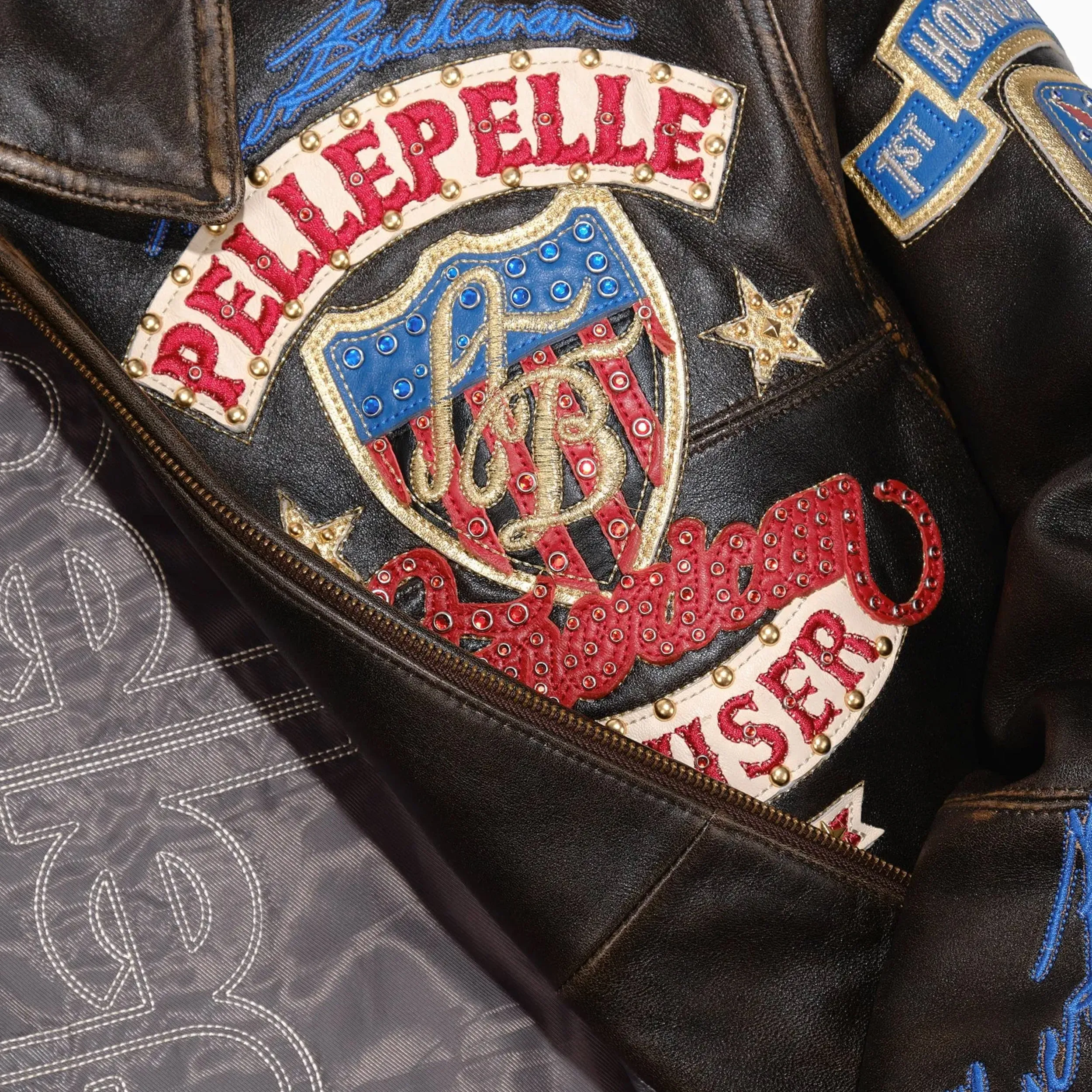 Men's American Bruiser Plush Leather Jacket