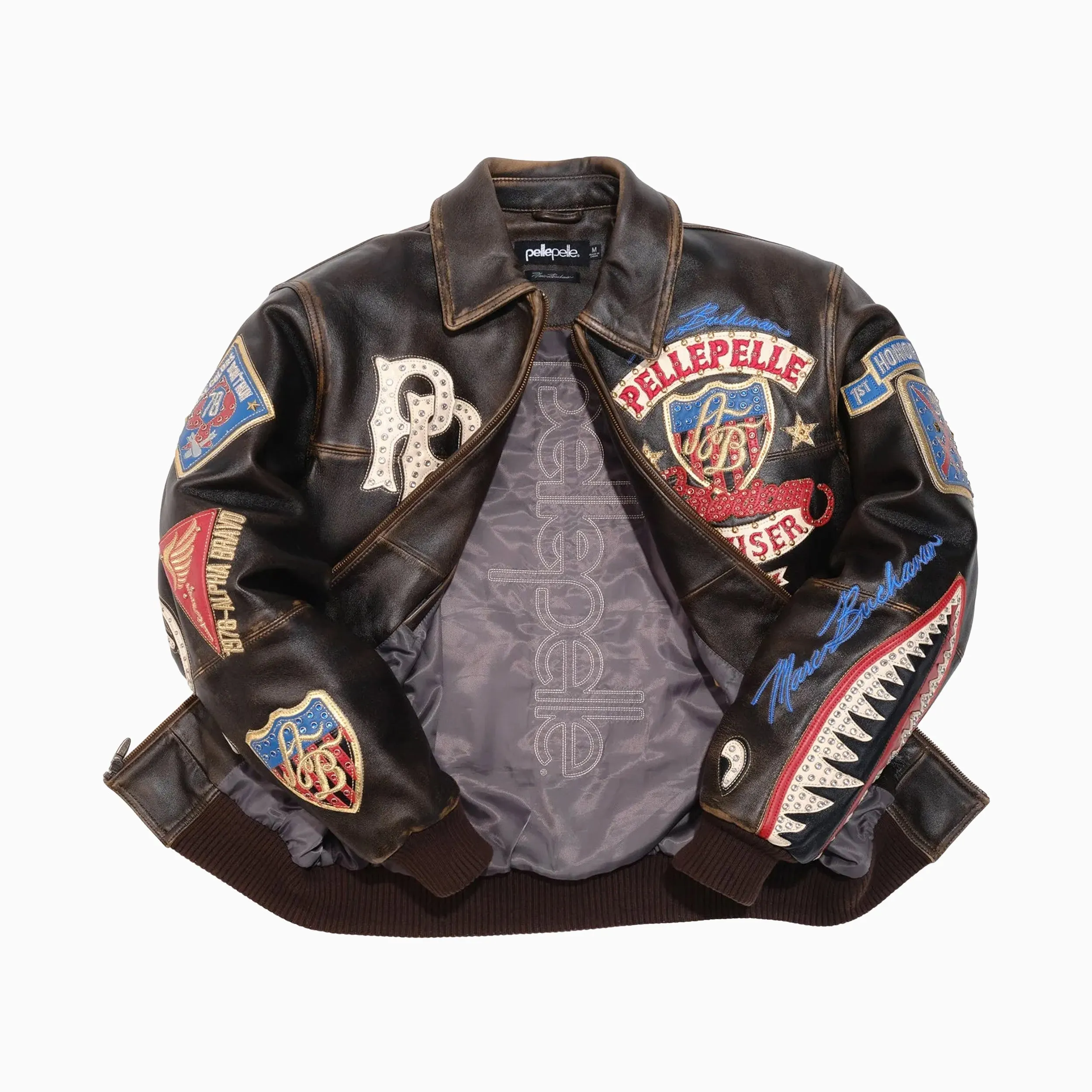 Men's American Bruiser Plush Leather Jacket