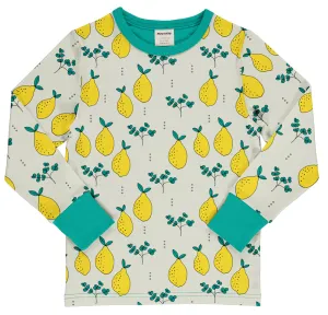 Meyadey Long Sleeve Top - Leafy Lemon