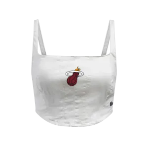 Miami HEAT White Denim Women's Corset