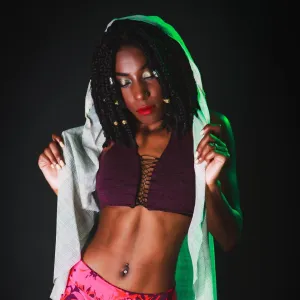 Need a Lift? Halter Crop Top Magical Mauve