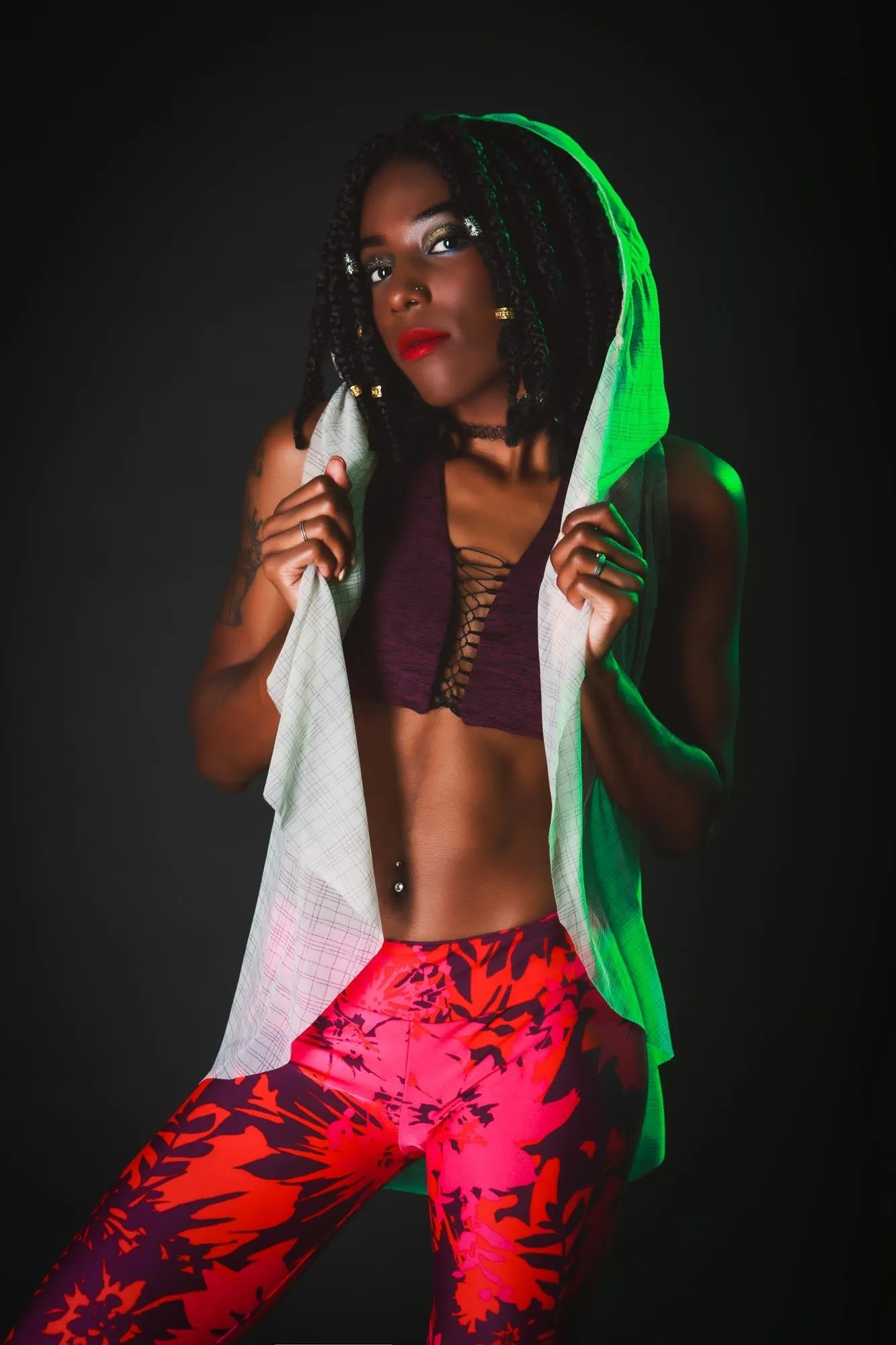 Need a Lift? Halter Crop Top Magical Mauve