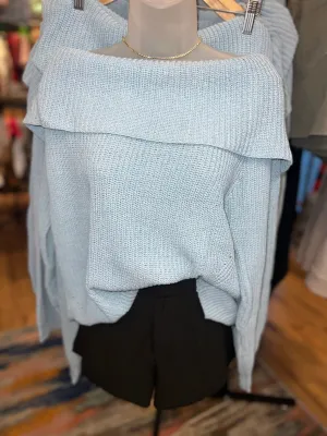 Off Shoulder Knit Sweater