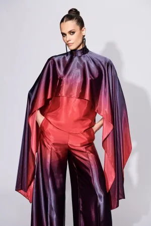 Ombré Wing Sleeve Top