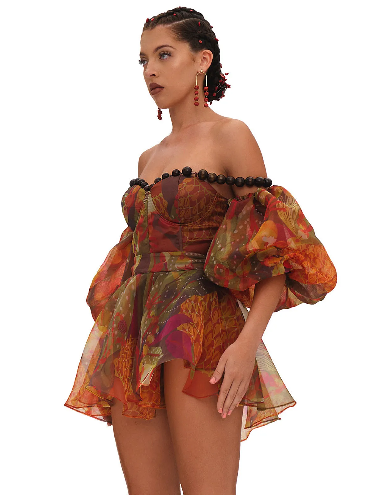 Omma Crop-Kokos Shorts ::RET