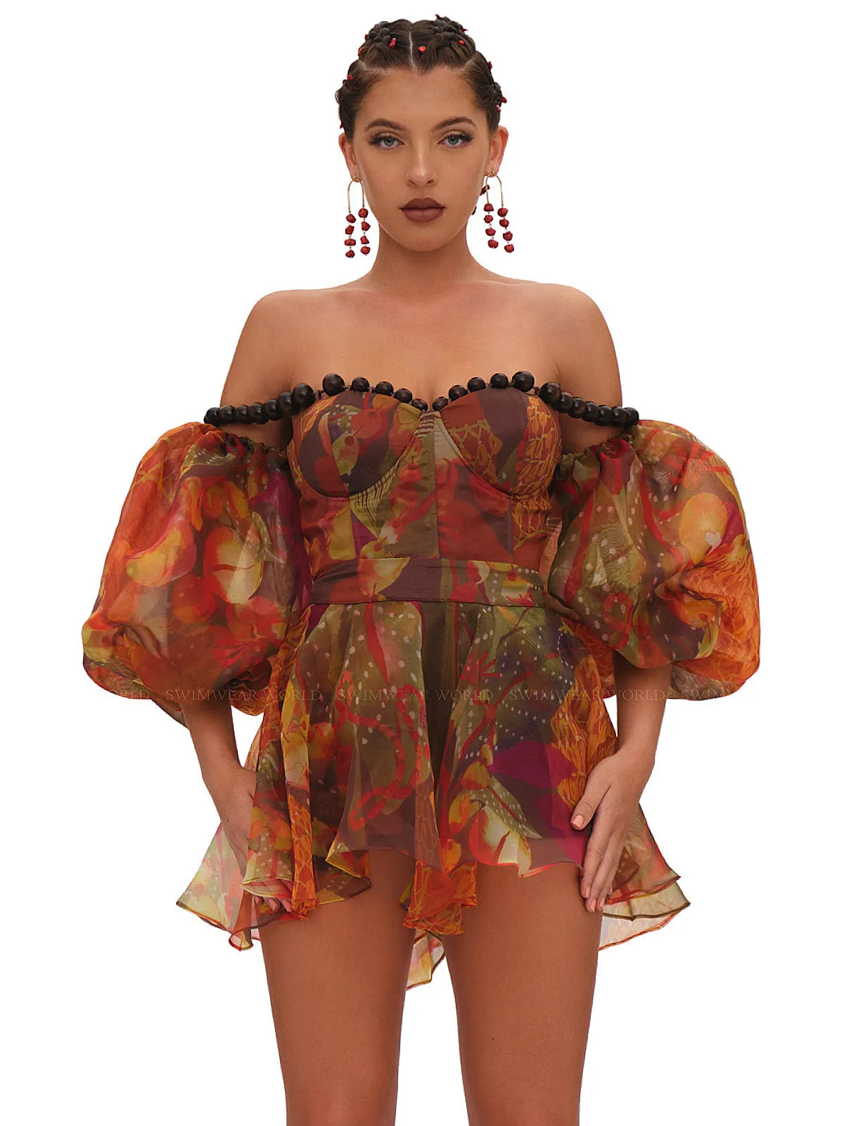 Omma Crop-Kokos Shorts ::RET