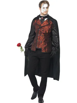 Phantom of the Opera Masquerade Mens Costume