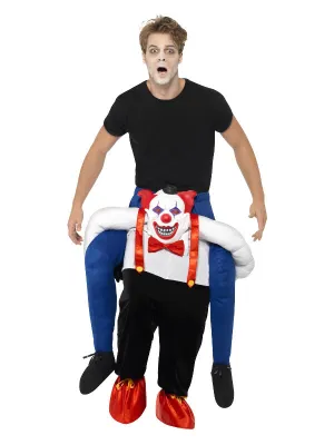 Piggyback Sinister Clown Halloween Costume