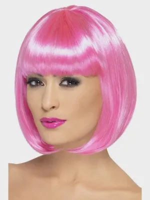 Pink Partyrama Women's Bob Wig