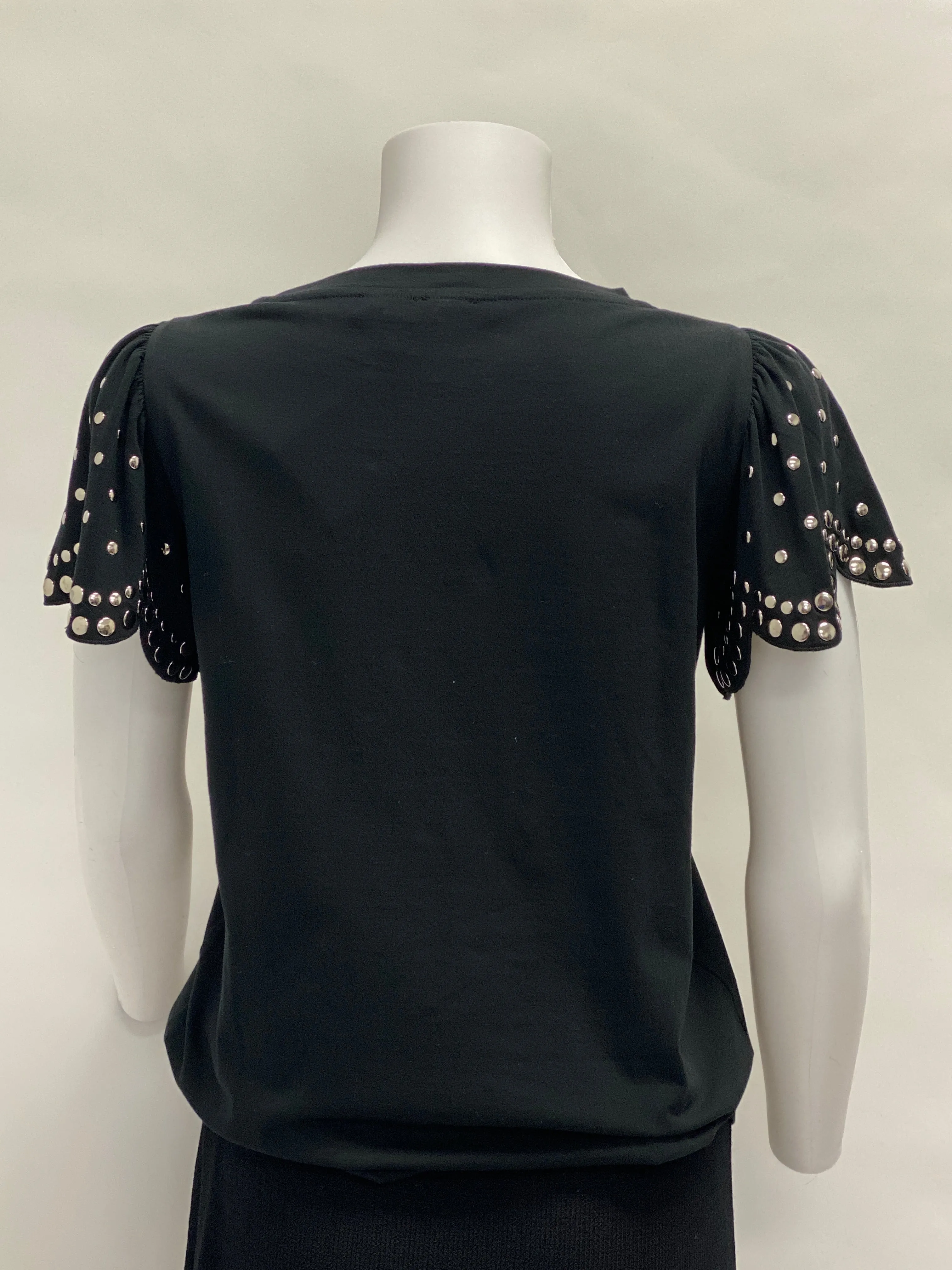 PINKO T Shirt with Studded Sleeve