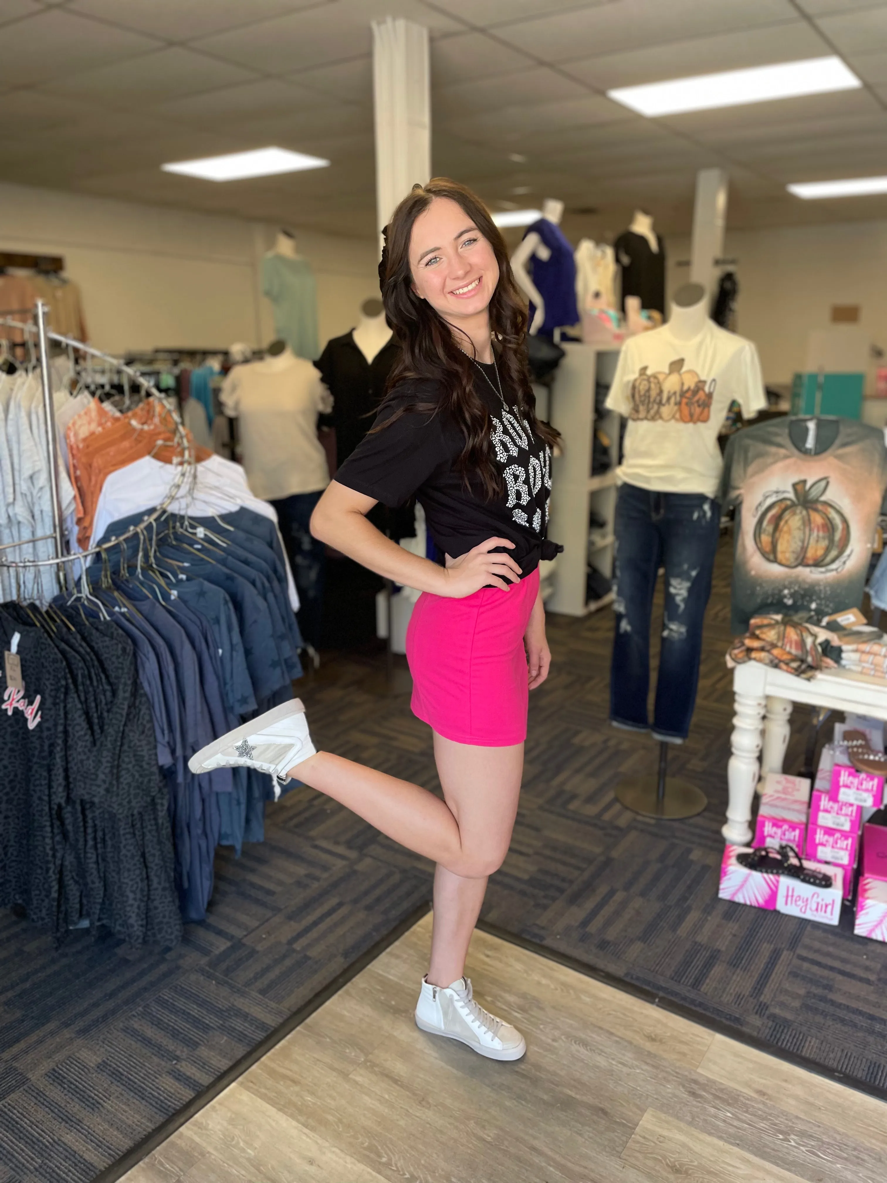 Poppin’ In Pink Skirt