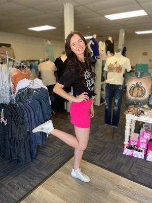 Poppin’ In Pink Skirt