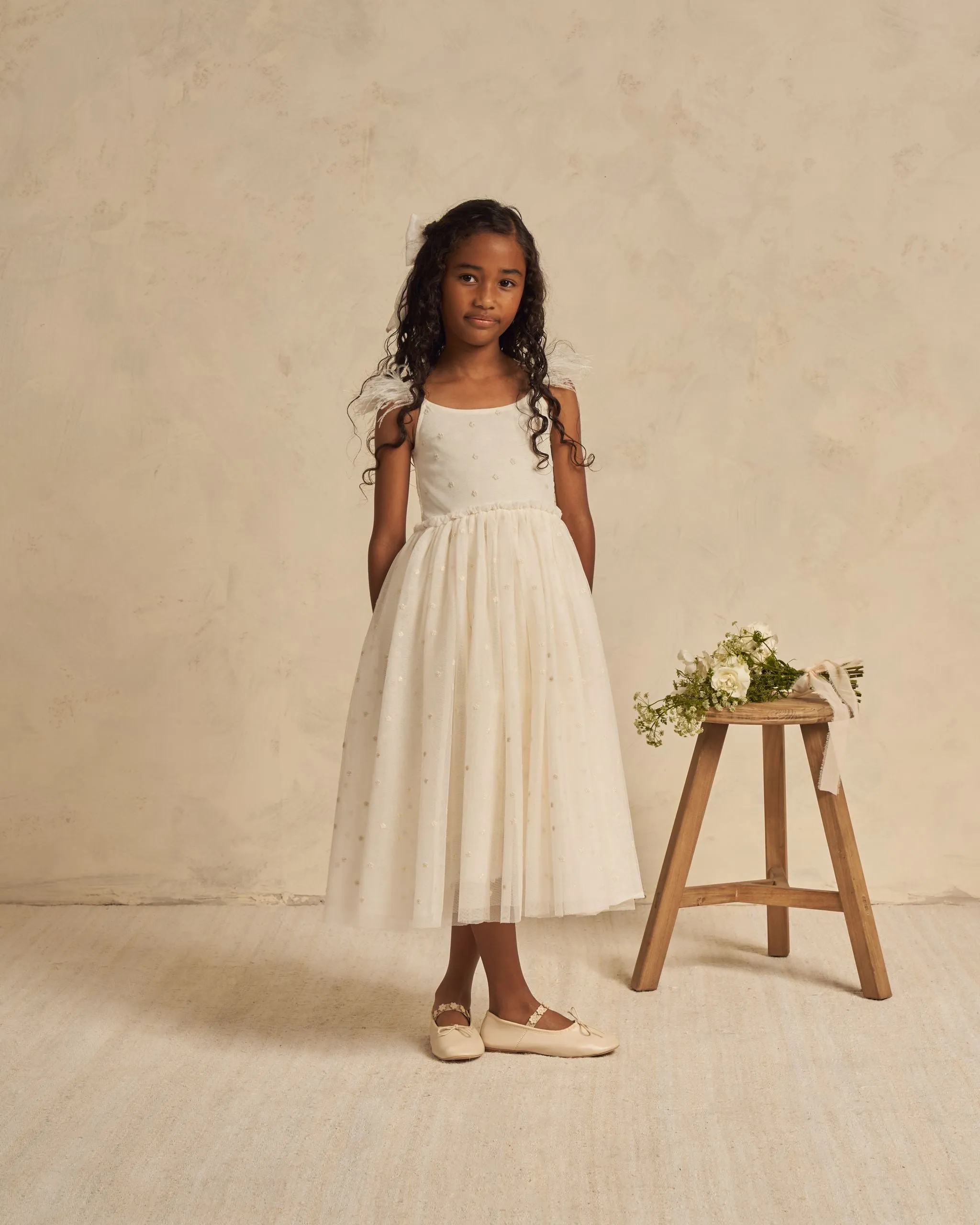Poppy Dress || Ivory