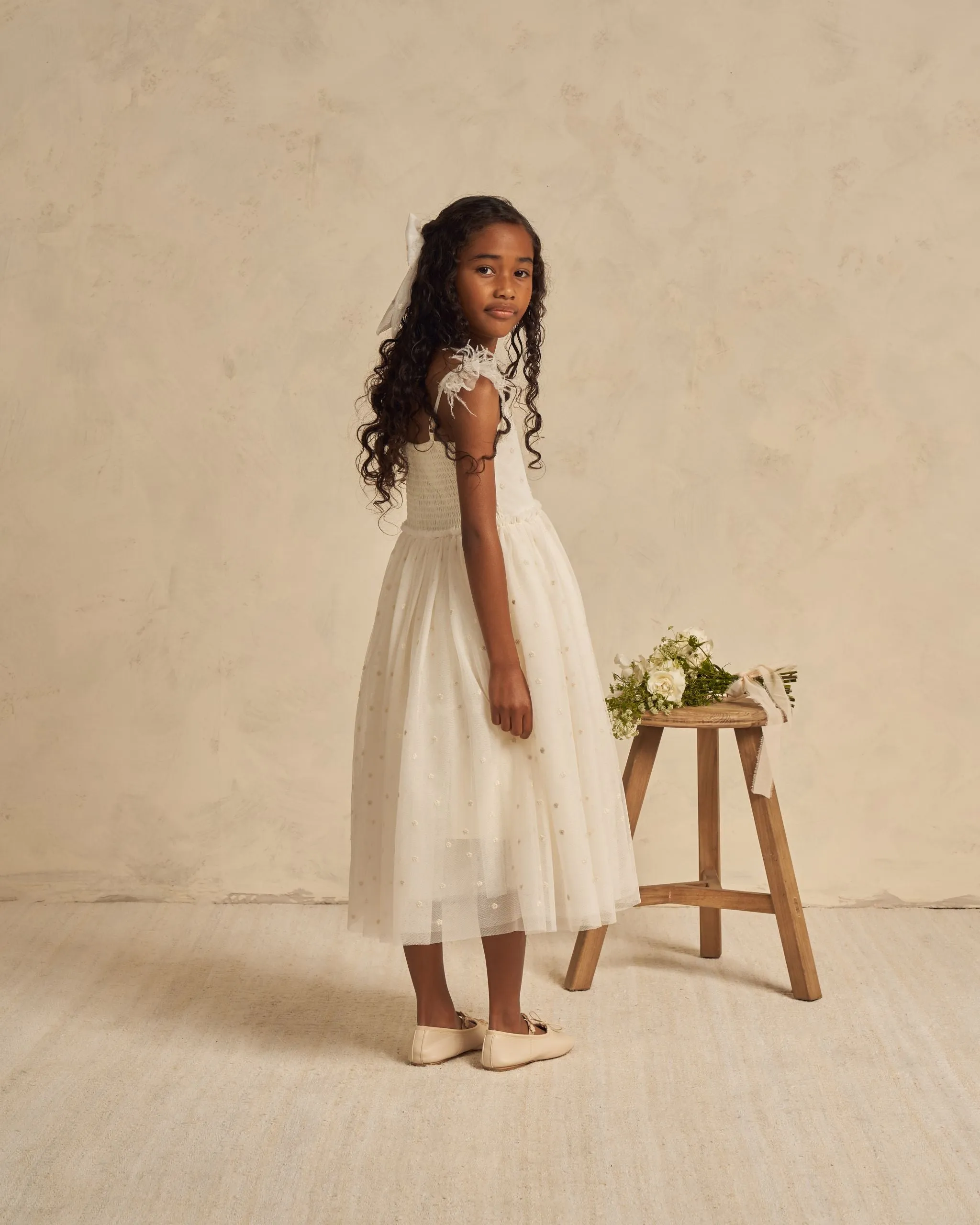 Poppy Dress || Ivory