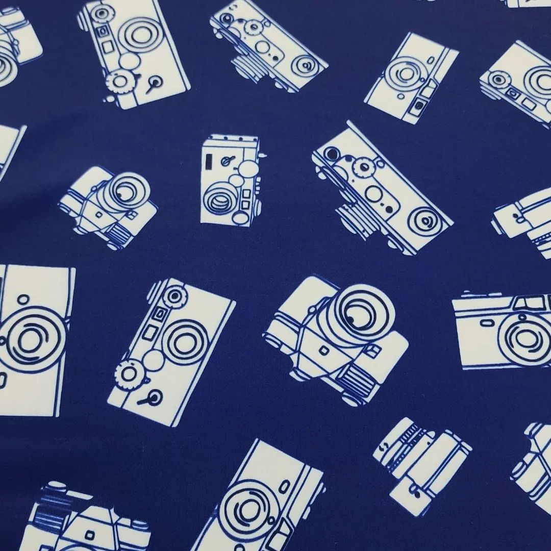 Printed Nylon Lycra Cameras 150cm