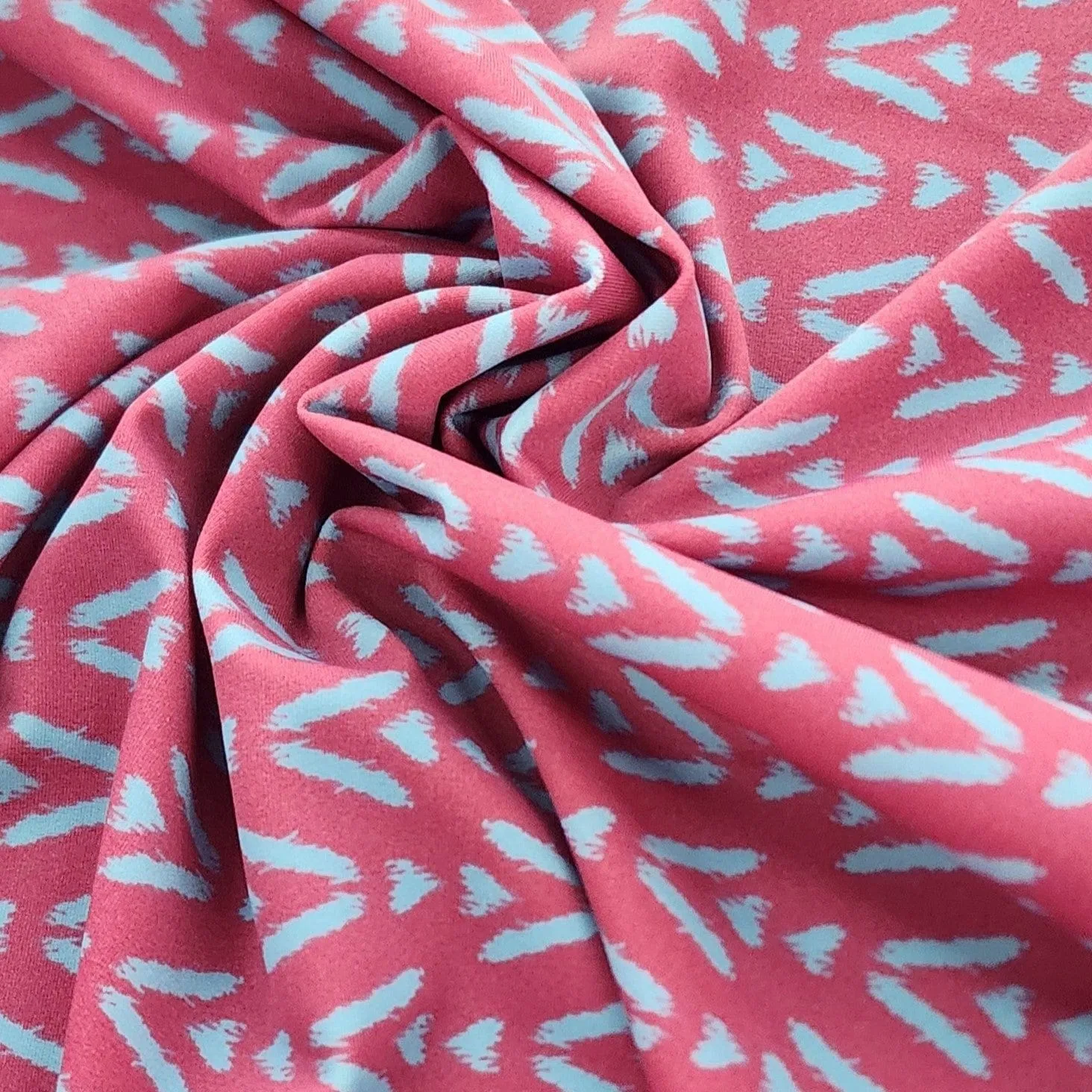 Printed Nylon Lycra Fabric 150 cm Col 431