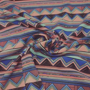 Printed Nylon Lycra Fabric 150 cm Col M189