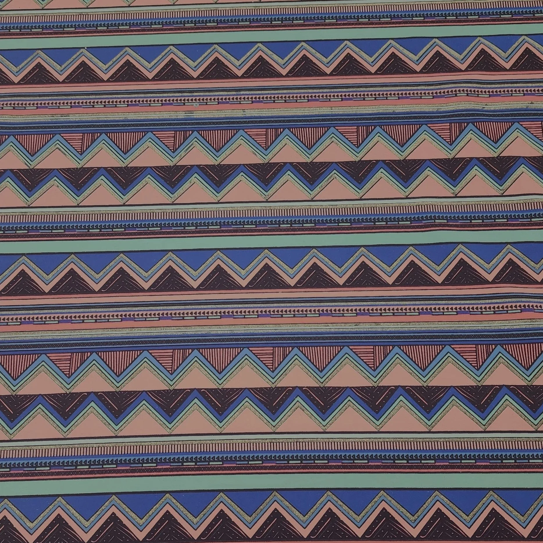 Printed Nylon Lycra Fabric 150 cm Col M189