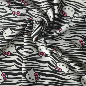 Printed Nylon Lycra Fabric 150 cm K101