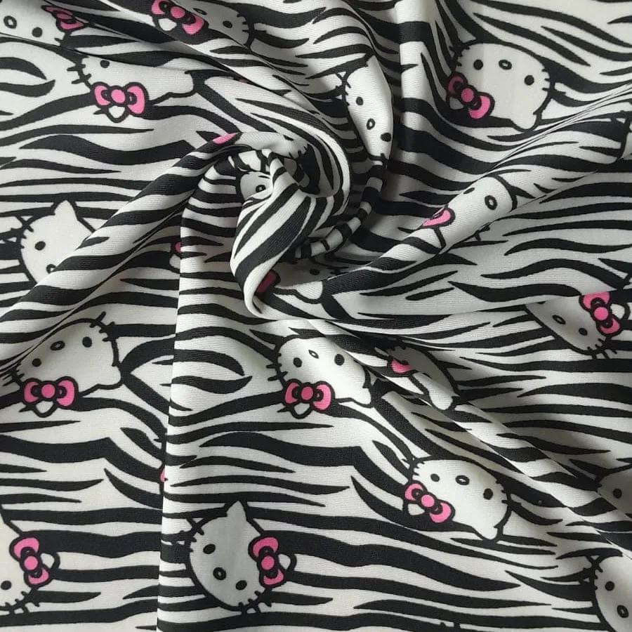 Printed Nylon Lycra Fabric 150 cm K101