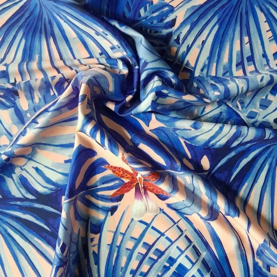 Printed Nylon Lycra Fabric 150 cm M019