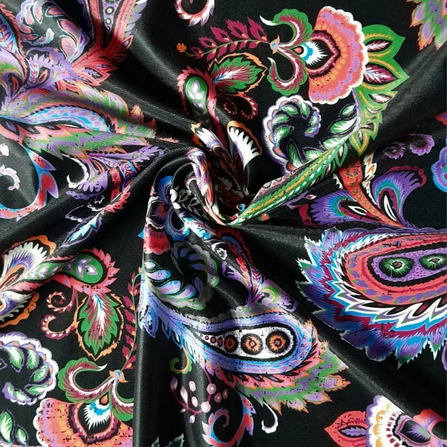 Printed Nylon Lycra Fabric 150 cm M218
