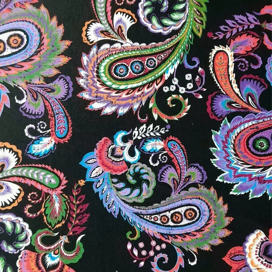 Printed Nylon Lycra Fabric 150 cm M218