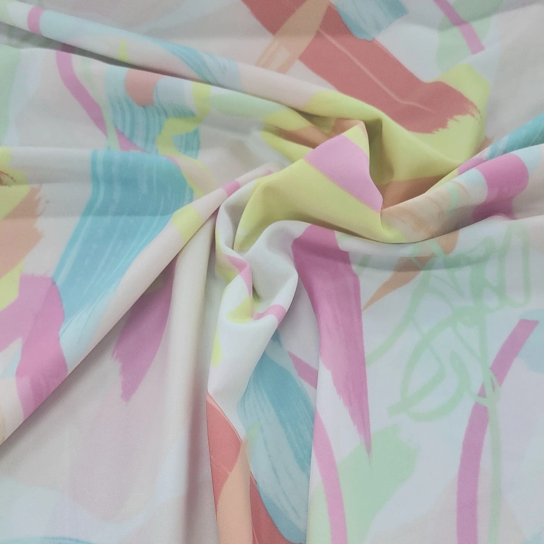 Printed Nylon Lycra Fabric 150 cm M344