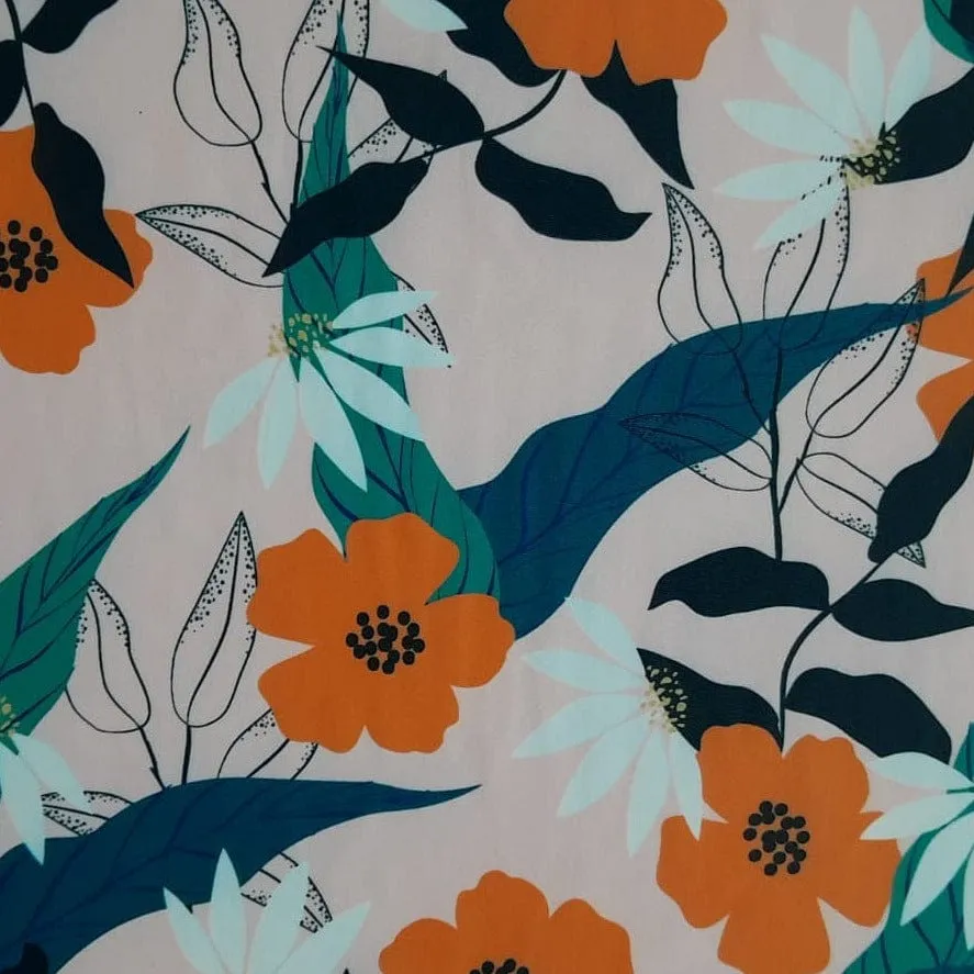 Printed Nylon Lycra Fabric 150 cm M643