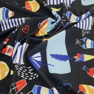 Printed Nylon Lycra Fabric 150cm