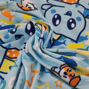 Printed Nylon Lycra Fabric 150cm