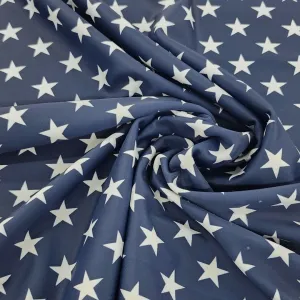 Printed Nylon Lycra Stars Fabric 150cm