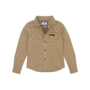 Properly Tied Harvest Work Shirt Camel