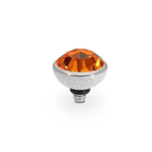 Qudo Bottone 10mm Silver Topper - Sun