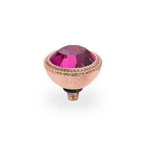 Qudo Fabero 11mm Rose Gold Topper - Fuchsia
