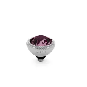 Qudo Fabero 11mm Silver Topper - Amethyst
