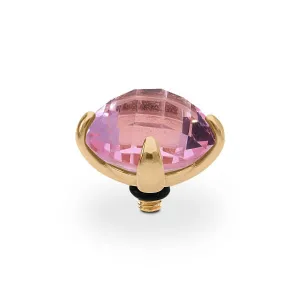 Qudo Seano 13mm Gold Topper - Light Rose