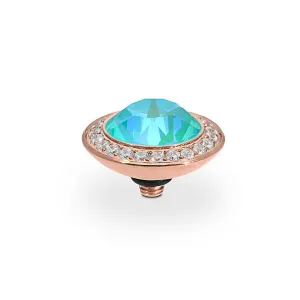 Qudo Tondo Deluxe 13mm Rose Gold Topper - Laguna Delite