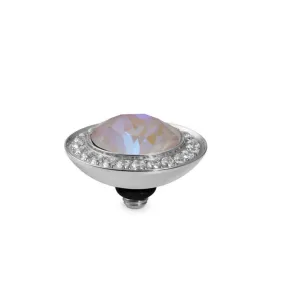 Qudo Tondo Deluxe 13mm Silver Topper - Dusty Pink Delite