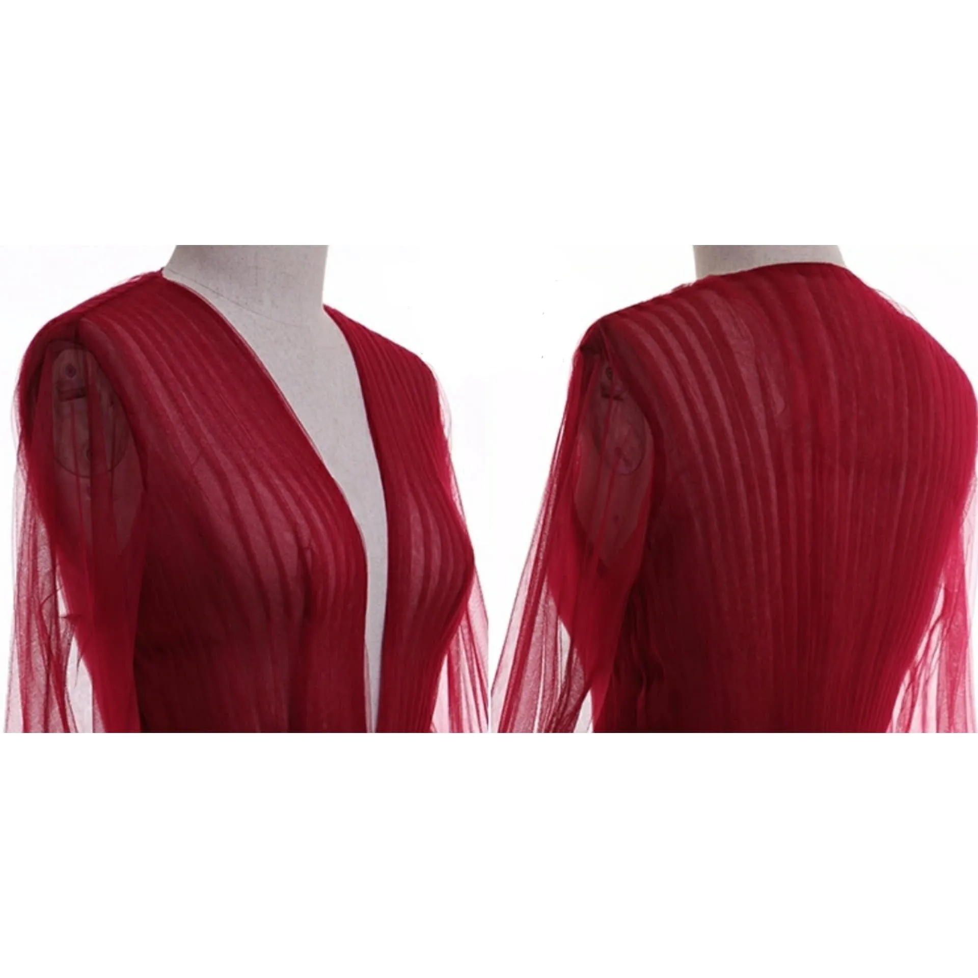 "Dream Come True" (100  Colors) Long Sheer Tulle Marabou Feather Grand Luxury Robe